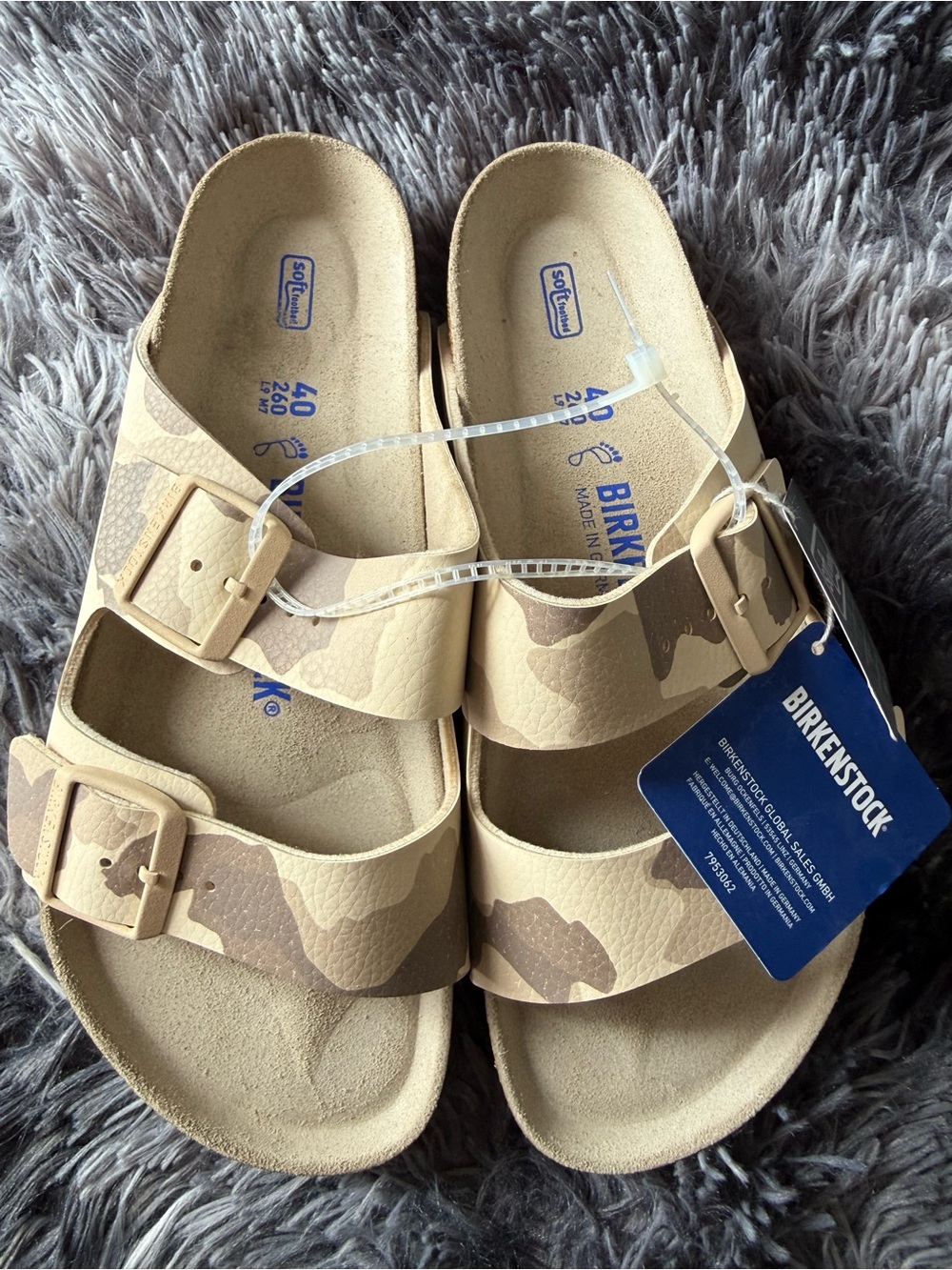 Birkenstock Arizona Sandals in Beige Camo CB